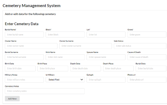 Database chart